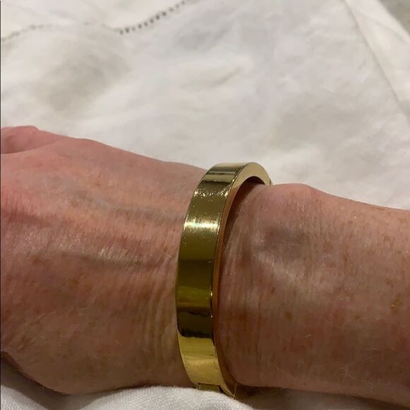J. Crew Golden Hinged Bangle - Picture 8 of 9